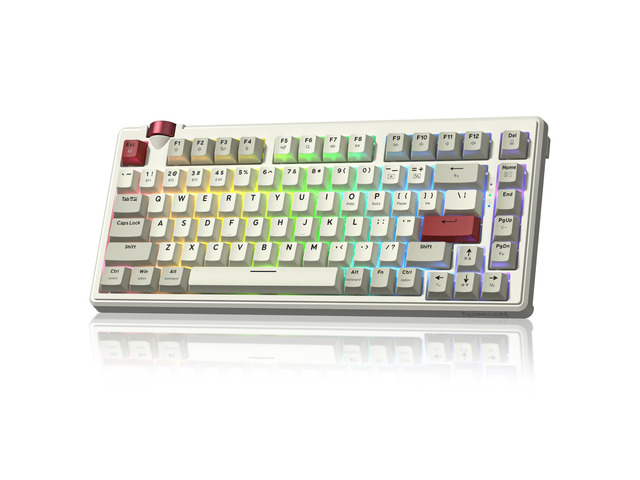 Redragon K777 75% Wireless Gasket Mechanical Gaming Keyboard with Knob