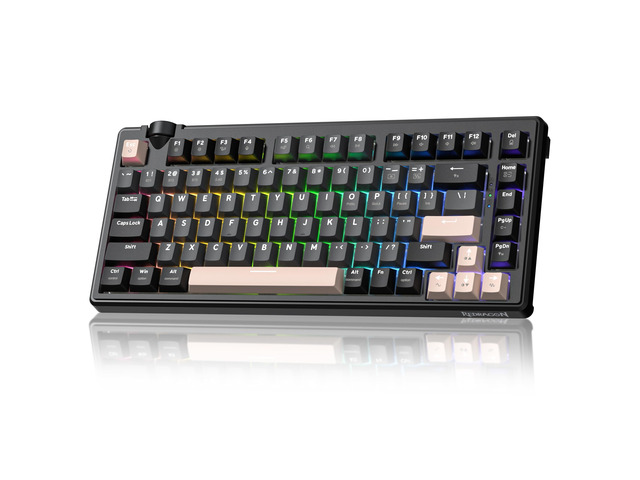 Redragon K777 75% Wireless Gasket Mechanical Gaming Keyboard with Knob