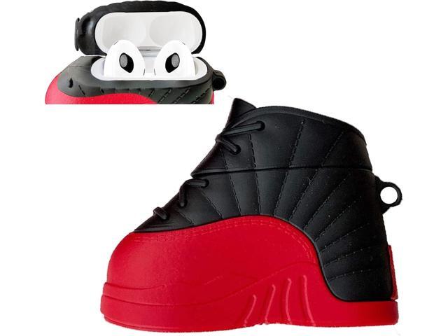 Shoe Box Case Cover fit for Airpods 3 3rd Generation 2021 (Red), 3D Creative Sports Shoes Cute Cartoon Funny Fun, Soft Silicone Skin Keychain Ring,...