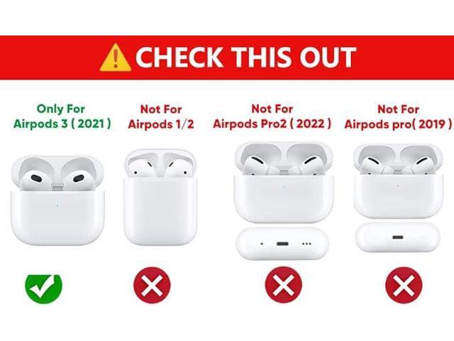 (3Pack) Case for Airpods 3rd Generation, Silicone Airpods 3 Case Protective Cover with Cute Funny Skin Design, with Keychain (Goldfish+Candy1+Candy2)