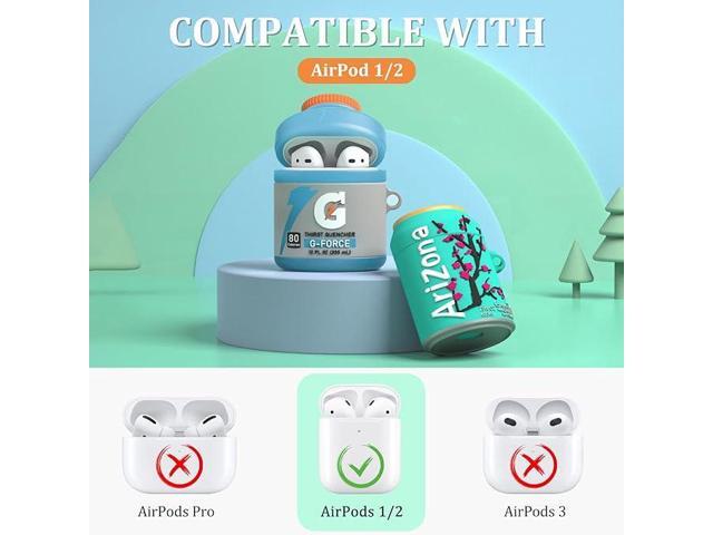 3 Pack Cute Case for Airpods Pro 2nd/1st Case, 3D Cartoon Funny Design, Full Protection Soft Silicone Case for Apple Airpods Pro 2nd...