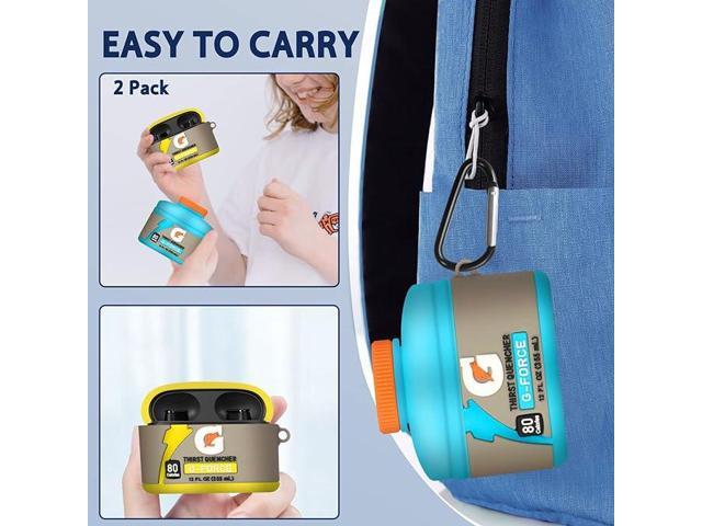 [Paquete de 2] Linda funda para Beats Studio Buds, divertida funda para auriculares Beats inalámbricos, diseño kawaii de silicona de dibujos...