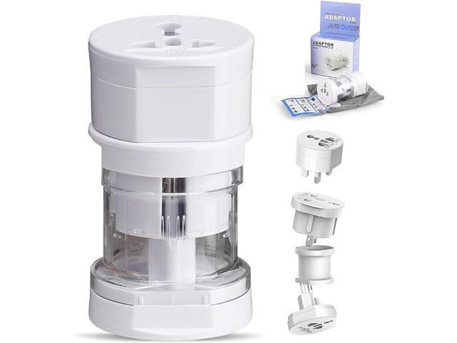 Travel Adapter, Worldwide 3-in-1 Universal Travel Adapter Wall Charger AC Power Plug Adapter for USA EU UK AUS