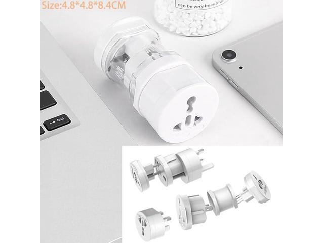 Travel Adapter, Worldwide 3-in-1 Universal Travel Adapter Wall Charger AC Power Plug Adapter for USA EU UK AUS