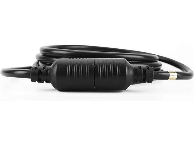 Generator Extension Cord, Heavy Duty Generator Locking Power Cord,SJTW 12GUAGE Generator 4-Prong, 20 AMP, Black,10FT (L5-20P to L5-20R)