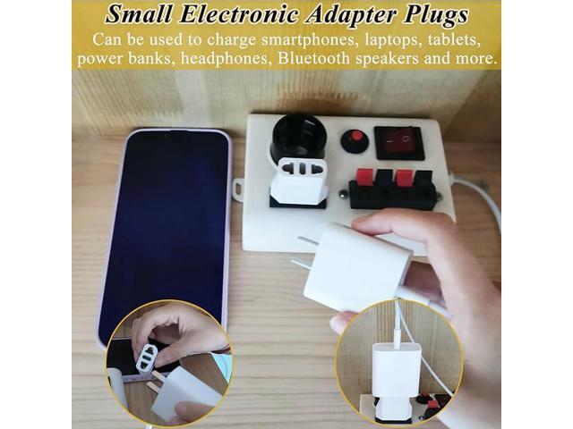 International European Travel Plug Adapter - Universal Wall Charger for US EU UK Europe Spain Australia Switzerland Ireland Italy Worldwide with...