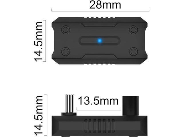 180 Degree Angle USB C Adapter (2 Pack), U Shape USB C Male to USB C Female PD 140W Extender Connector for ROG Ally,Steam...