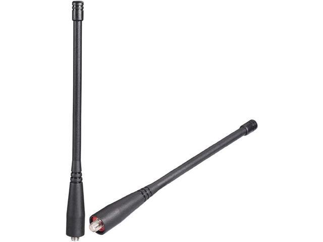 Dual Band VHF UHF 136-174MHz 400-470MHz Ham Radio Antenna Handheld Two Way Radio Walkie Talkie SMA Female Soft Antenna 2-Pack for Kenwood Wouxun...