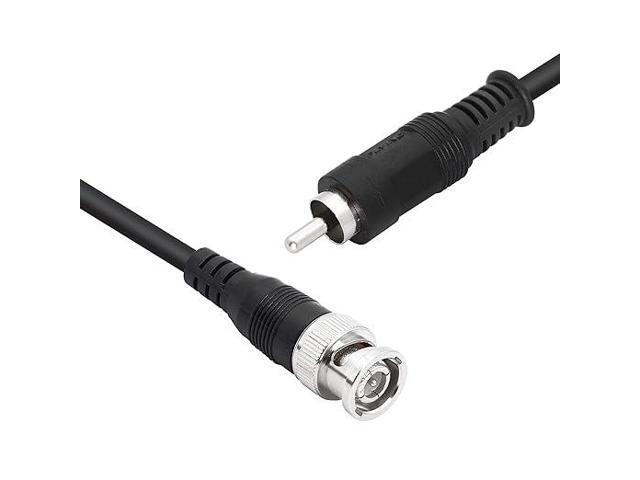 BNC to RCA Adapter Cable 75 Ohm BNC Male to RCA Male RG59U Coaxial Cable1M/3.3FT Visit the YACSEJAO Store