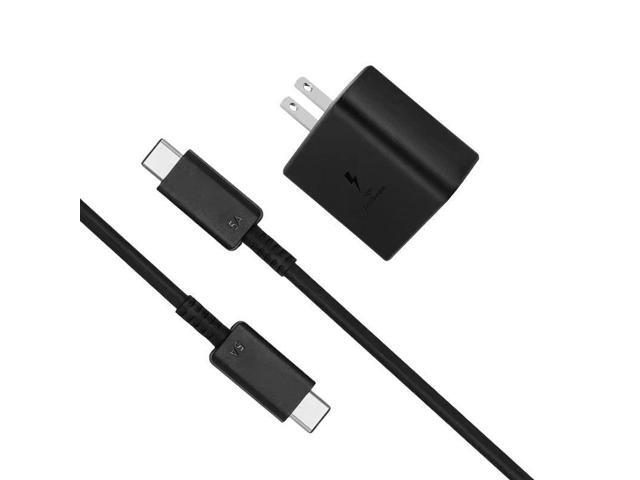 USB C Superfast Charger, USB Type-C to USB Type-C Cable 3.2ft and 25W Wall Charger Fast Charging PD Adapter Ultra S23/S22/S21/S20+ Note 20/10 Z...