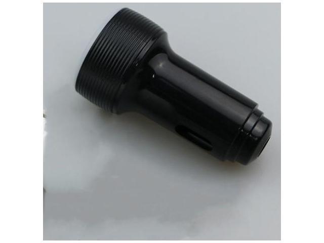 Car charger shell car charging head plastic shell power adapter shell - black