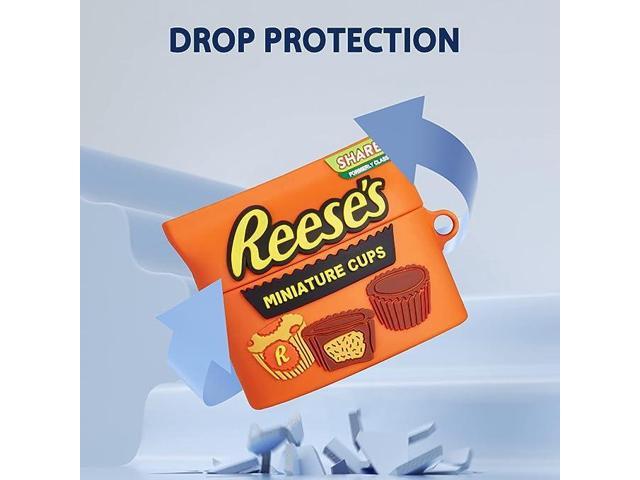 [3 Pack] Cute Case for AirPods 1/2 Cases, Funny Chocolate Food, Goldfish and Rainbow Candy Cases for Apple Air Pod 2nd/1st Generation, Kawaii Soft...