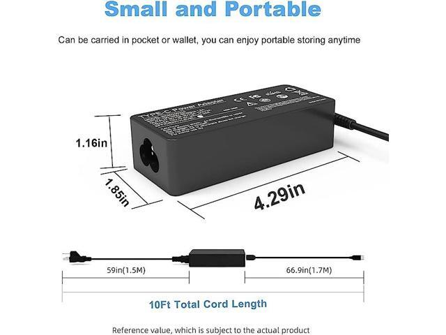 Universal 65W 45W USB C Laptop Charger-Replacement for Lenovo Thinkpad/Yoga/Chromebook,HP Acer Asus Samsung Mac book pro Dell Chromebook Latitude...