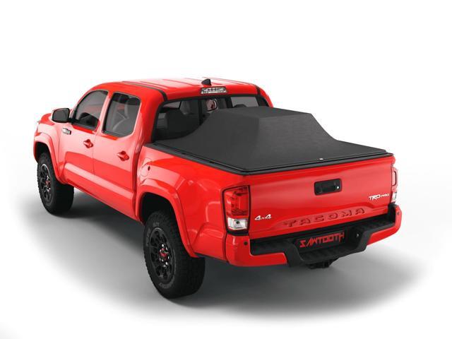 Sawtooth Expandable Tonneau Cover Truck Bed Cover Compatible with Fits 2005-2015 Toyota Tacoma (6'-2' Bed)