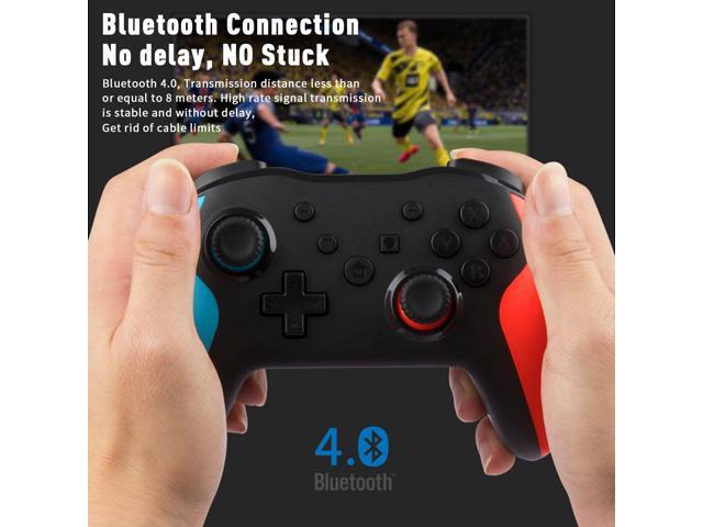 Wireless Controller for Nintendo Switch, Likaty Joypad Compatible with Switch OLED/Lite/ Gamepad Accessories, Black Switch Pro Controller