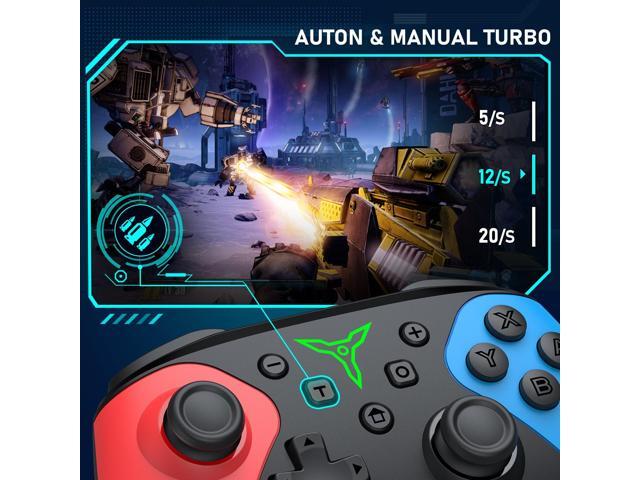 Wireless Controller for Nintendo Switch, Likaty Joypad Compatible with Switch OLED/Lite/ Gamepad Accessories, Switch Pro Controller with...