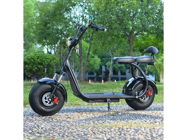 ehoodax Fat Tire Electric Scooter 3000W Motor Max Speed 28MI 60V20AH removable Battery