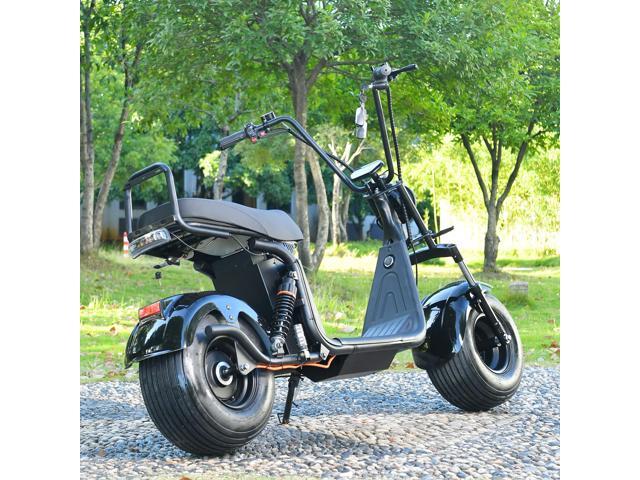ehoodax 18 Inch Fat Tire Moped 3000W Motor Max Speed 28MI Removable Battery 60V20AH autonomia di ricarica 20-30MI
