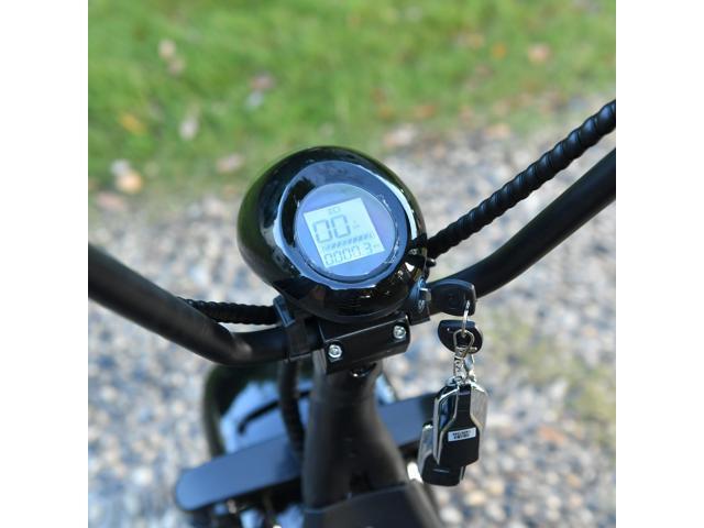 ehoodax Fat Tire Electric Scooter 3000W Motor Max Speed 28MI 60V20AH removable Battery Charging range 20-30 miles