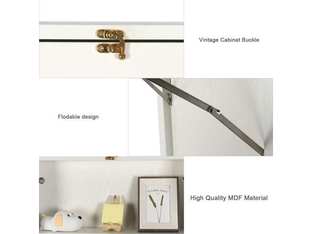 YUSING Wall Mounted Table, Fold Out Convertible Desk Multi-Function Computer Desk Writing Desk Home Office Wood Wall Floating Desk with Large...