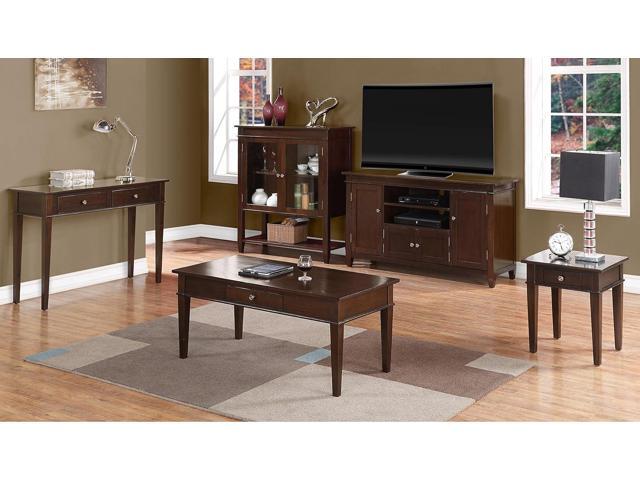 SIMPLIHOME Carlton SOLID WOOD Transitional Modern 42 inch Wide Home Office Desk, Writing Table, Workstation, Study Table Furniture in Dark Tobacco...
