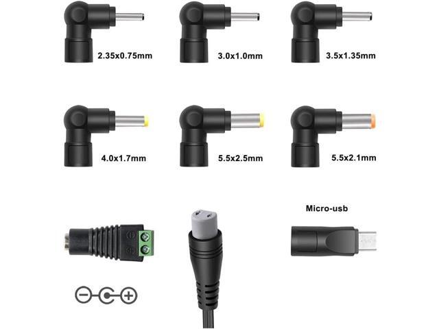 POWSEED Universal 45W 5V 6V 7.5V 9V 12V 13.5V 15V AC DC Power Adapter for Household Electronics Routers CCTV IP Cameras Speaker USB Hub Tablet LED...