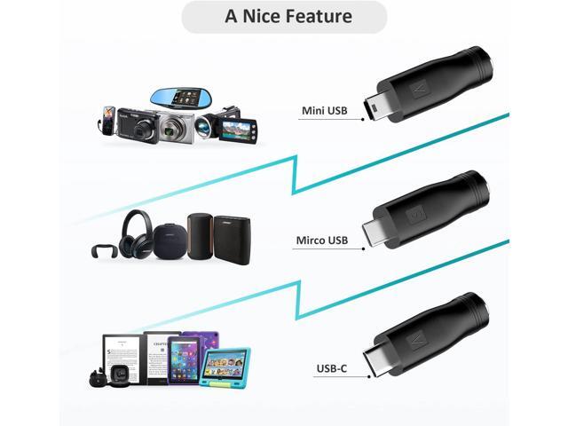 5V 3A 2A 1A Power Supply DC 5v Power Adapter for TV Box Tablet Speaker GPS Webcam Router Alarm Clock and Replace More DC 5v Power Cord Charger