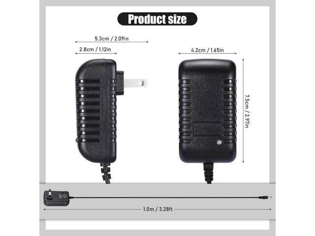 TOBWOLF 2PCS 5V 2A Power Supply Adapter, DC 5V 10W Switching Power Adapter, AC 100V-240V to DC 5 Volt 2 Amp Universal Switching Transformer, 5.5 x...