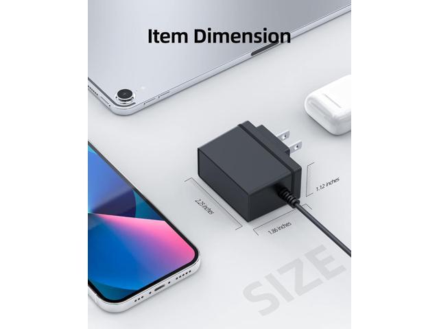 DC 5V 2A Power Cord Supply 10W AC/DC Charger Fit for Bluetooth Speaker, Baby Monitor, Graco Swing, Tablet, Camera and More DC 5v Devices Adapter...