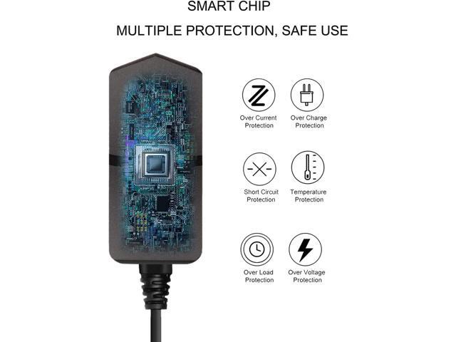 12V 2A Power Supply AC Adapter Replacement with 8 Tips, Regulated 12 Volts 2000mA Cord Charger for LED Strip Light, CCTV Camera, GPS, Webcam,...