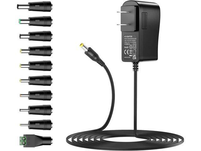 24V 1A Power Supply AC Adapter DC 24V Power Cord 24V Charger for Ride On Toys Massage Gun LED Strip Lights 24 Volt 1 Amp 0.75A 0.7A 0.65A 0.6A 0.5A...