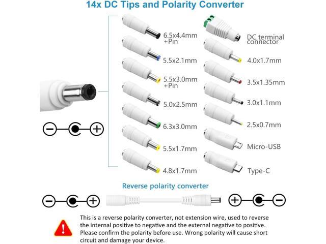 SHNITPWR 36W Universal Power Supply 100-240V AC to DC 3V ~ 24V 1.5A Converter 3V 5V 6V 9V 12V 15V 18V 20V 24V Multi-Voltage Adjustable Power...