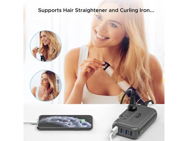 220V to 110V Converter, Key Power 230-Watt Step Down Voltage Converter & Power Converter, International Travel Power Adapter with USB C Port 18W.