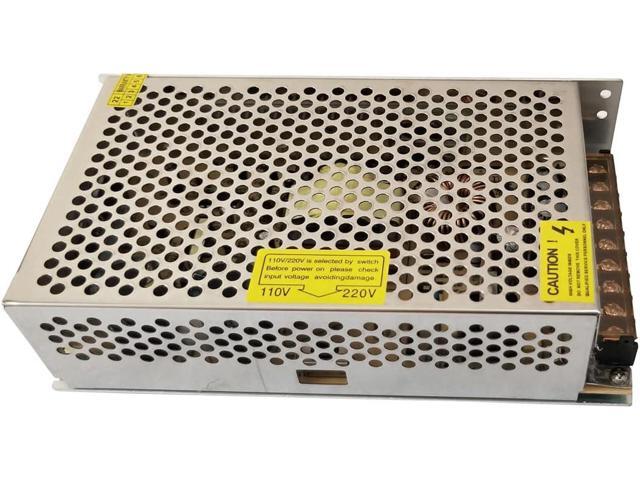 Henxlco AC 110V/220V to DC 24V 10A 240W Universal Regulated Switching Power Supply Adapter Transformer Driver Converter for LED Strip Light,...