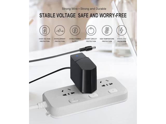 AC DC Adapter Compatible with Alesis Recital 88-Key 61-Key Digital Piano Keyboard with Full-Sized Keys IO 14 IO 26 Recording Interface Power Supply...