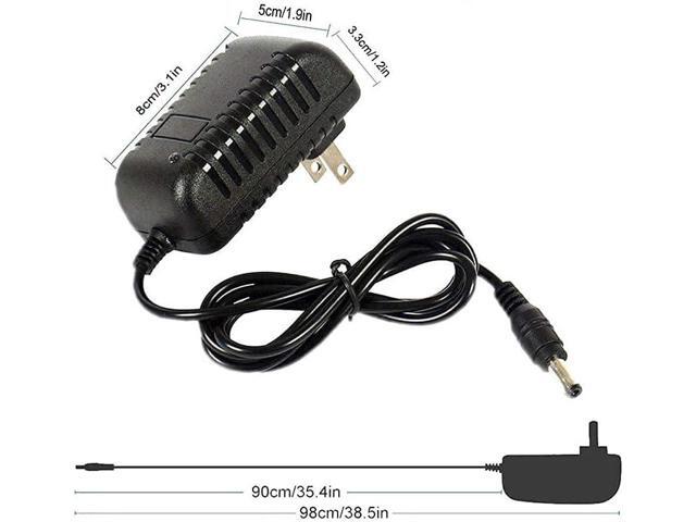 12 Volt 2A Power Adapter Supply, AC 100-240V to DC 12 V Power Supply Transformer Charger Wall Plug for DC12V Light Security CCTV Camera, Black,...