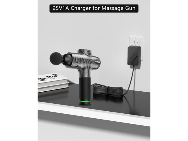 VHBW Massage Gun Charger Replacement for DC 24V or 25.2V Brushless Motor Massage Gun Charging Cord for Hypervolt Taotronics Opove Toloco Legiral...