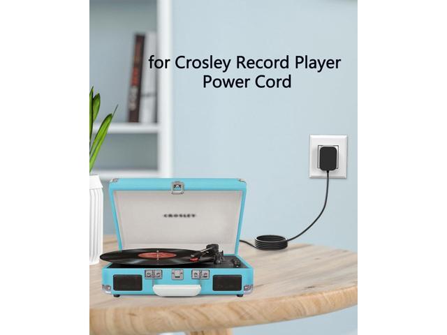 VHBW 5V Power Cord Replacement for Crosley CR8005F CR8005D Adapter Fit with Crosley Cruiser Plus Portable Turntable CR8005F-GA CR8005F-WO...