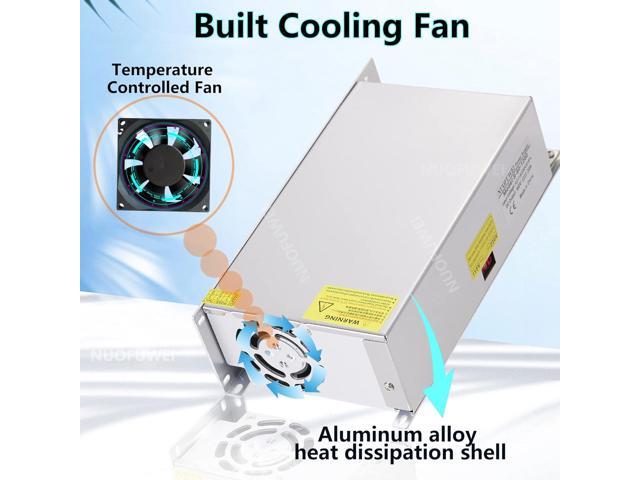 DC 12V 100A 1200W Switching Power Supply Adapter PSU AC-DC 12Volt Industrial Transformer Converter SMPS 110V/220V for Motor Pump LED Drive CCTV...