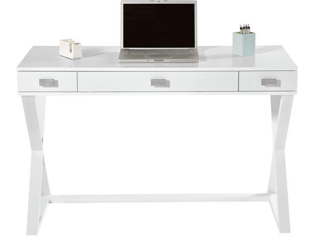 Realspace Keri 48'W Writing Desk, White