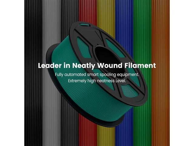 SUNLU PLA 3D Printer Filament PLA Filament 1.75mm, Neatly Wound PLA 3D Printing Filament, Dimensional Accuracy +/- 0.02 mm, Fit Most FDM 3D...
