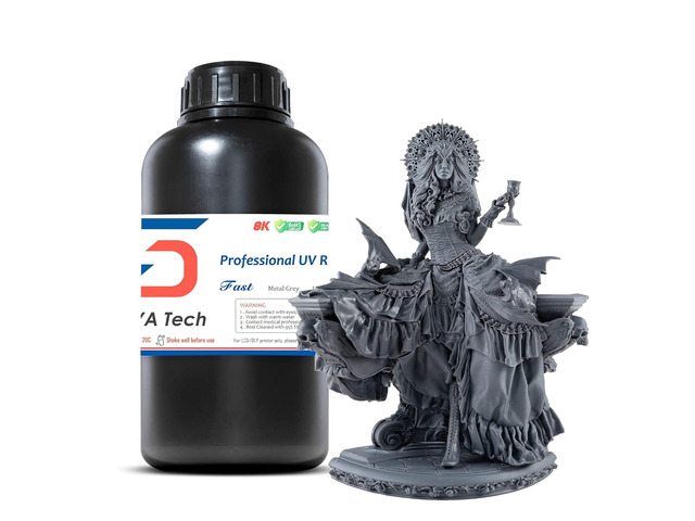 Siraya Tech Fast ABS-Like 3D Printer Resin 405nm UV-Curing 8K Resin Easy to Print Non-Brittle High Precision Standard Photopolymer Resin 3D Print...
