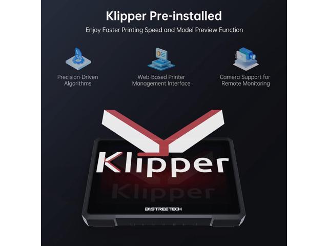 BIGTREETECH Pad 7 Klipper Touch Screen 7 Inch 3D Printing Smart Pad Open-Source Klipper-preloaded with BTT CB1 for Ender-3 Voron Vzbot 3D Printer...