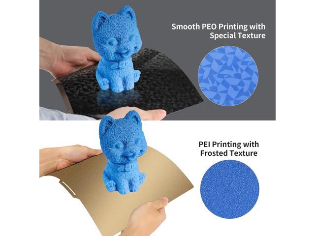 Printer Bed Textured PEI Surface + Smooth PEO Surface Build Plate with Magnetic Sheet 235x235mm for Ender 3/Ender 3 Pro/Ender 3 V2/Ender 5/Ender 5...