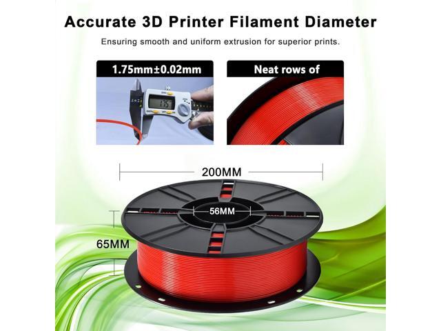 iBOSS PLA Plus (PLA+) 3D Printer Filament 1.75mm,1kg Spool (2.2lbs) Toughness Enhanced 3D Printing Filament,Dimensional Accuracy +/- 0.02mm,1.75mm...