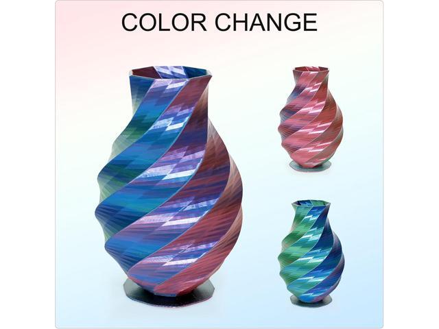 Tri Color Silk PLA 3D Printer Filament 1.75mm Silk PLA Color Changing 3D Printing Filament 1kg / 2.2lbs Red & Green & Blue