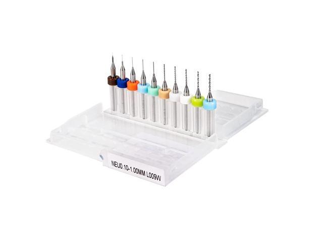 TRONXY 3D Printer Nozzle Cleaning Kit, 10 pcs 0.1-1.0 mm Needles Drill Bits + 5 pcs MK8 Nozzle 0.4 mm Hardened Steel for FDM 3D Printer Extruder