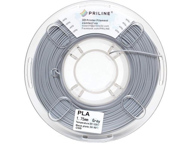 PLA Filament 1.75mm, PRILINE PLA 3D Printer Filament, 1kg Spool (2.2lbs) 3D Printing Filament Fits for Most 3D Printers, Dimensional Accuracy +/-...