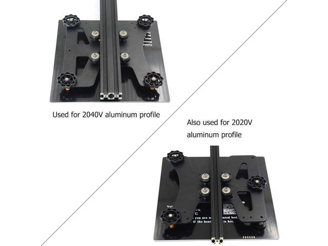Modular Y Carriage Plate Upgrade for 2040V Aluminum Profile for Ender3/Ender3 Pro 3D Printer (190mm)