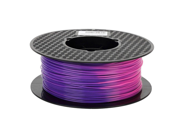 CC3D Color Change PLA Filament Purple Blue to Pink PLA Filament 1.75 mm 1KG 3D Printer Filament 2.2LBS Spool Heat Temp Color Changing Filament with...